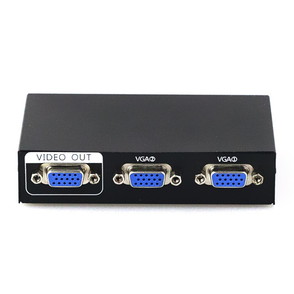2/4 In 1 Out VGA Signal Switcher Box Computer Laptop Desktop Monitor Video Converter 1080P VGA Switch: NO.2