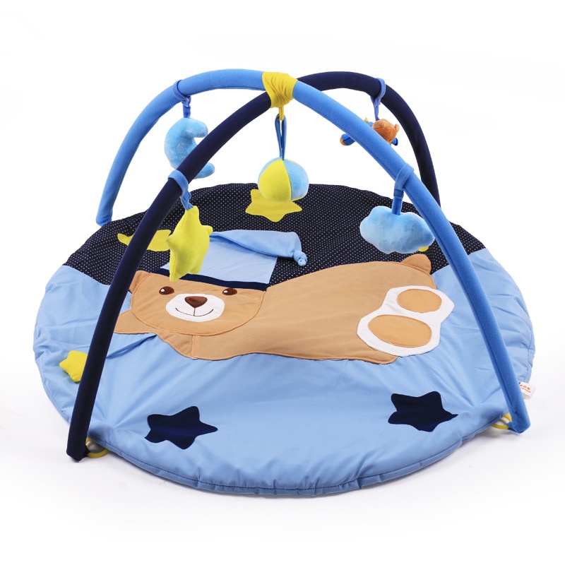 Leksaker för barn riktigt mjuk baby lekhage mjuk baby spel staket kryp hinder med 5 st hängande klockor aktivitetsutrustning brinquedos