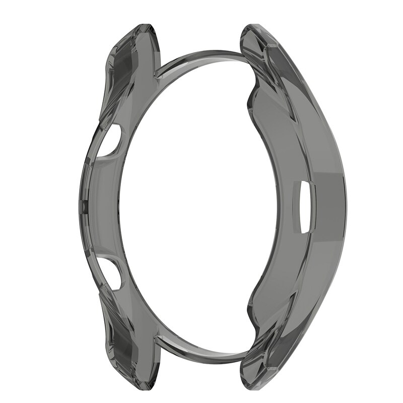 Fall für Samsung Galaxy Uhr 3 Strap 45mm/41mm TPU Überzogene Screen Protector Abdeckung Stoßstange Galaxy uhr 3 klar Fall schutz: Clear black / 45mm