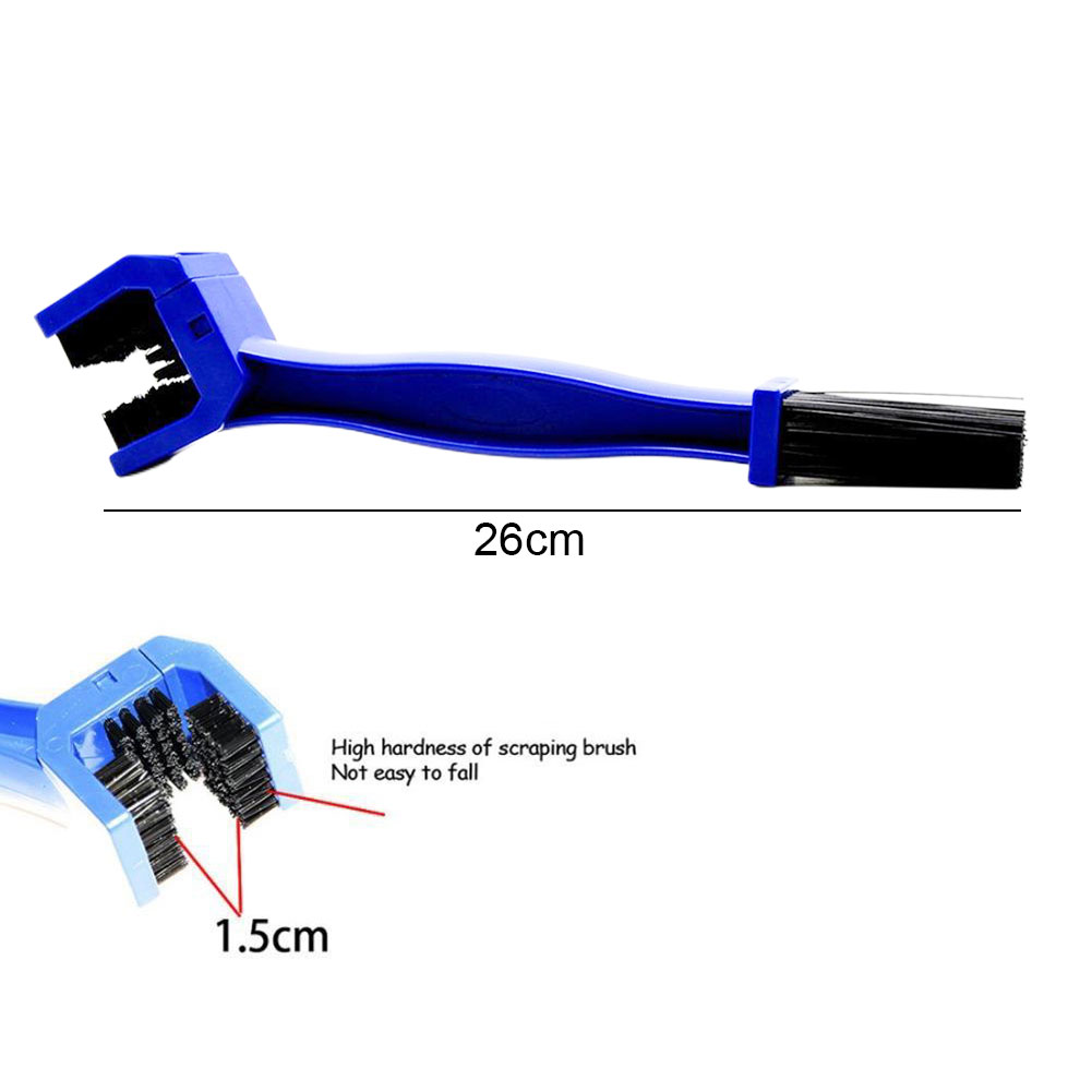 Bicicleta Cadeia Cleaner Manutenção Ferramentas, Motocicleta Road Bike Brush Wash, Bicicleta Limpeza Tool Kit, Ciclismo Cadeia Cleaner: Borgonha