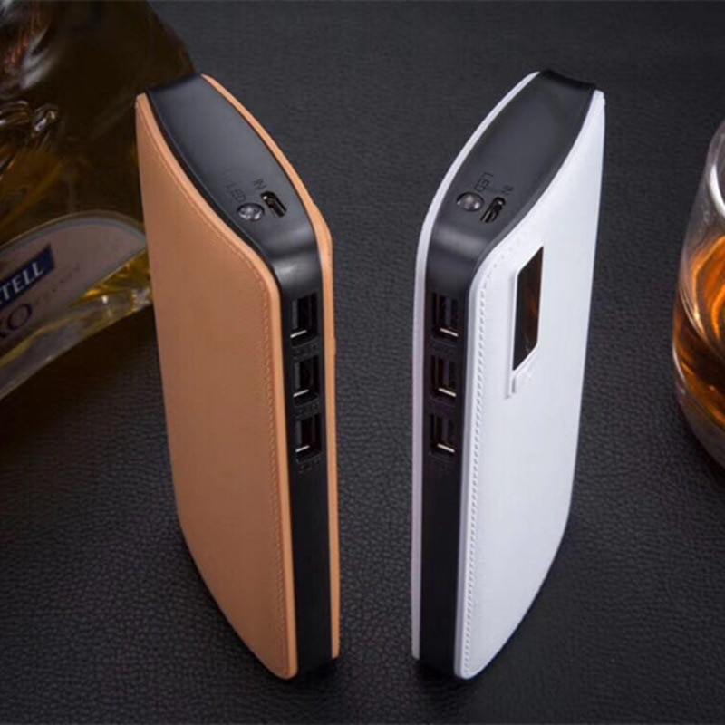 Power Bank 20000mAh Portable Fast Charger USB Charging Power Bank Outdoor Travel Charger LED Lighting LCD Digital Display