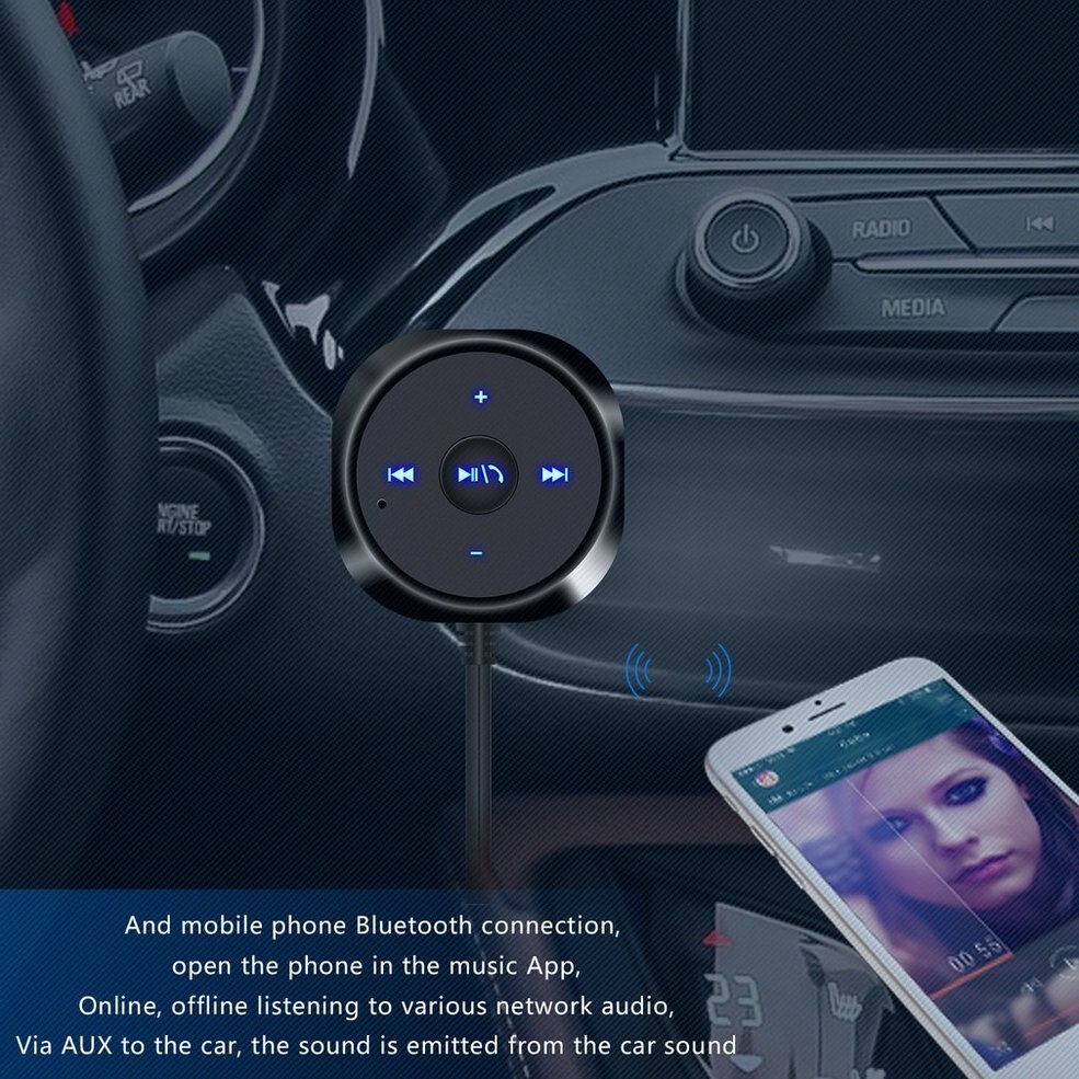 USB2.0 Bluetooth Kit adaptateur de voiture sans fil mains libres parlant récepteur Audio de voiture intégré micro contrôleur de musique son stéréo