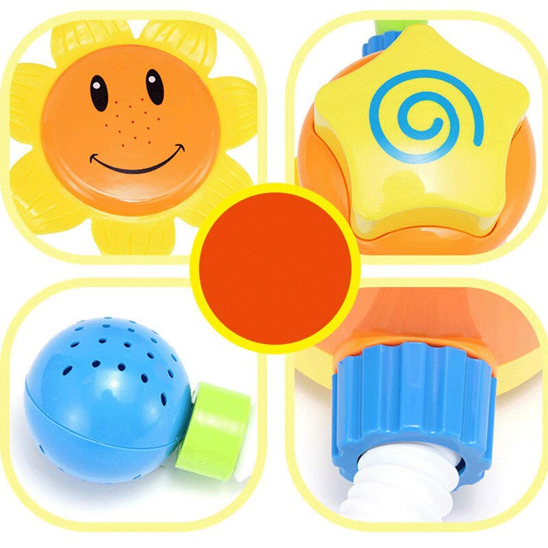 neueste Heiße Baby Schlecht Spielzeug freundlicher Sonnenblumen sprühen Wasser Dusche Badewanne Wasserhahn freundlicher Schlecht Spielzeug