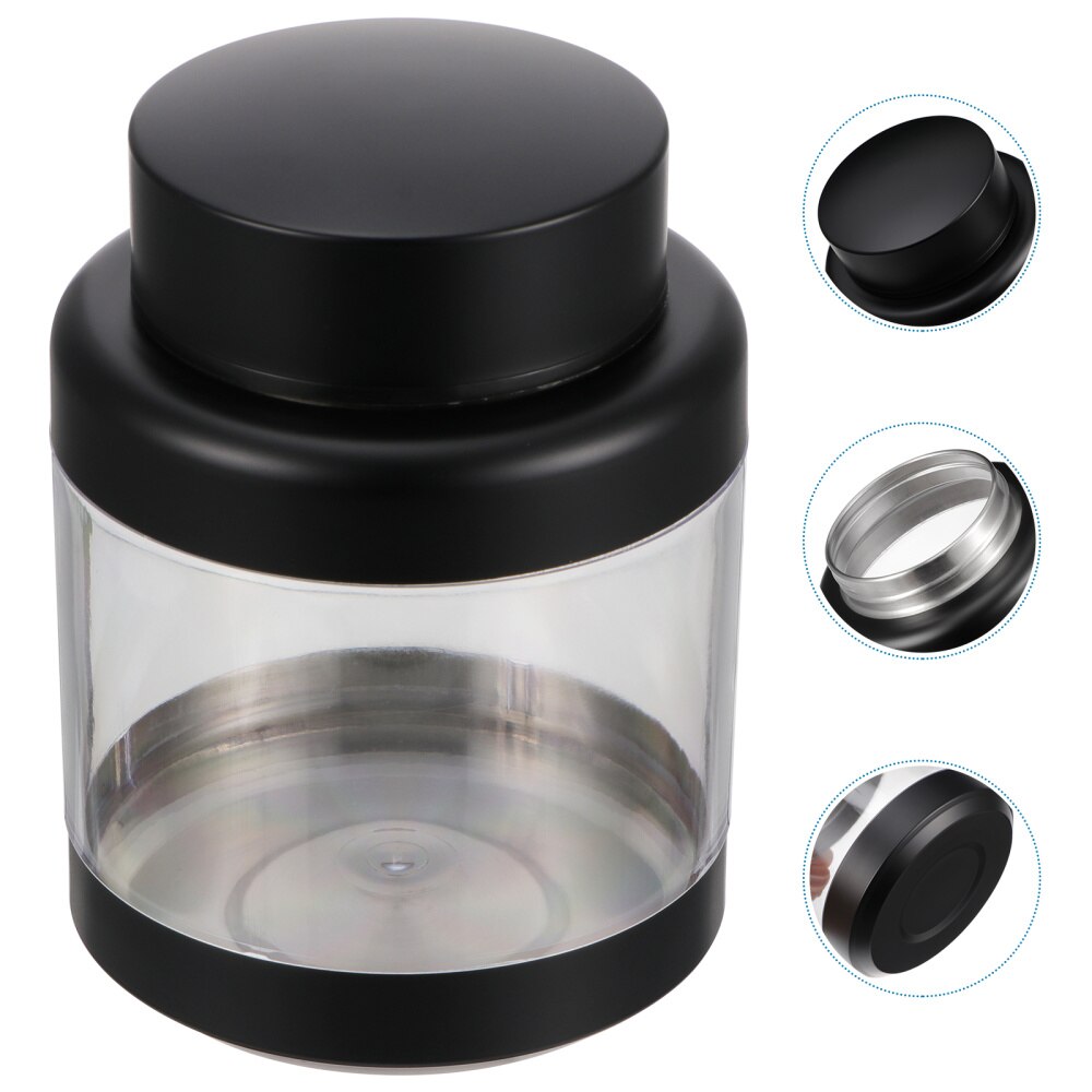 Stainless Steel Storage Jar Transparent Airtight Canister Empty Storage Tank