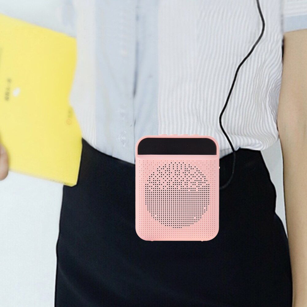 Portable Voice Amplifier with Mic Headphone Personal Microphone Speaker for Teachers Tour Guides Trainers