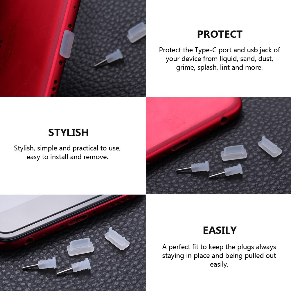 20 paar usb-staubschutzkappen aus silikon