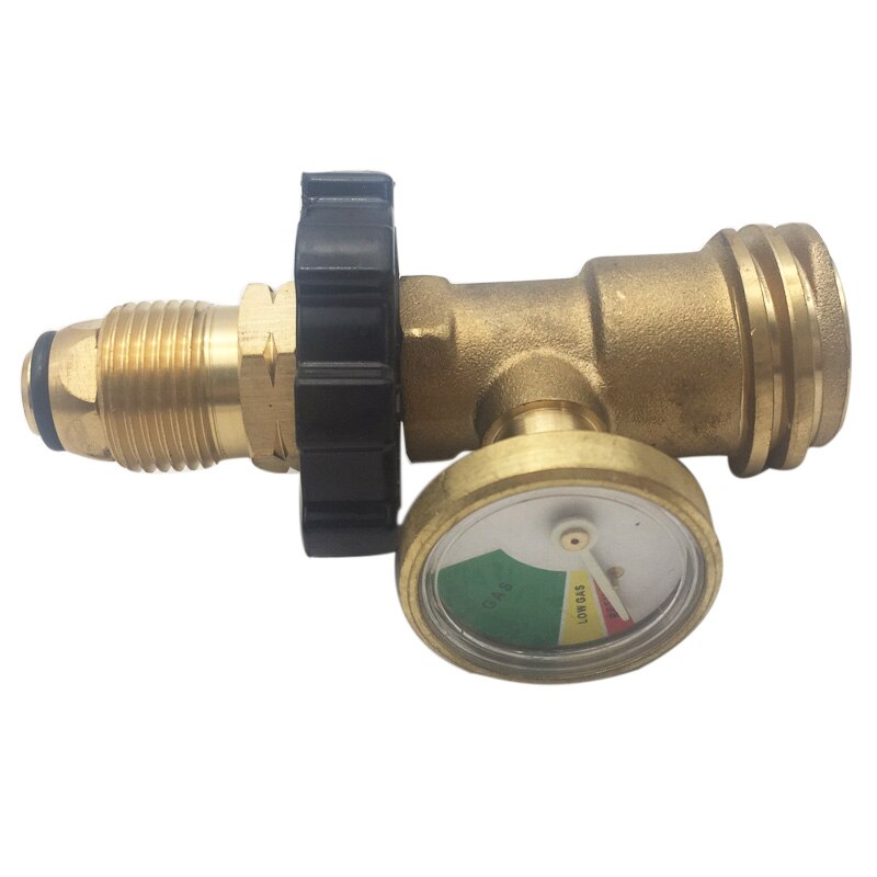 Earth Star Solid Brass POL Handwheel With Table Joint Propane Tank Adapter