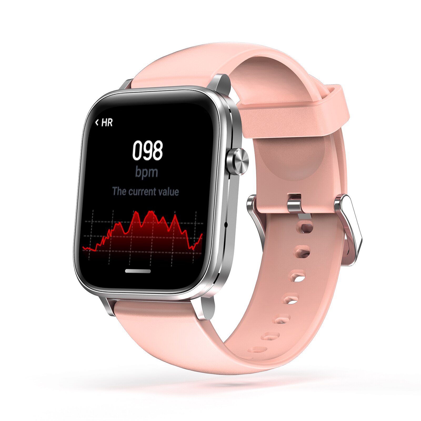 Clever Uhr Männer Frauen Herz Bewertung Blutdruck Sauerstoff Fitness Tracker Temperatur Sport Bluetooth Anruf Wasserdichte Smartwatch: Rosa