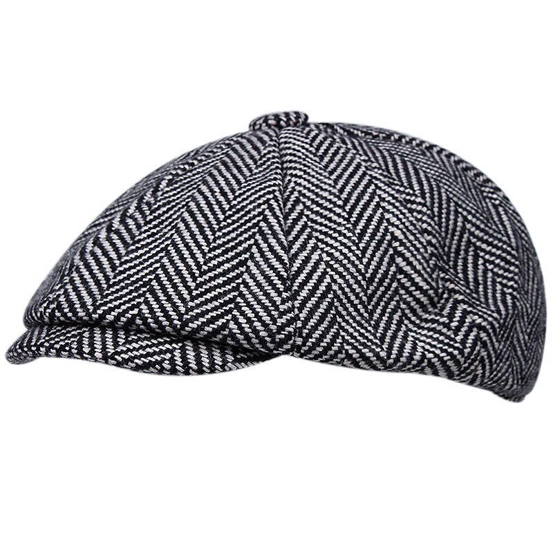 men's newsboy hat ivy driver driving cap flat top hat