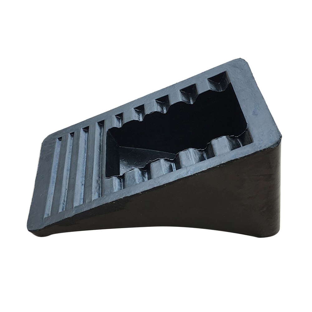 2 Pack Rv//Trailer Rubber Anti-Slip Auto Vrachtwagen Stopper Block Wiel Chocks Driehoek Heavy Duty