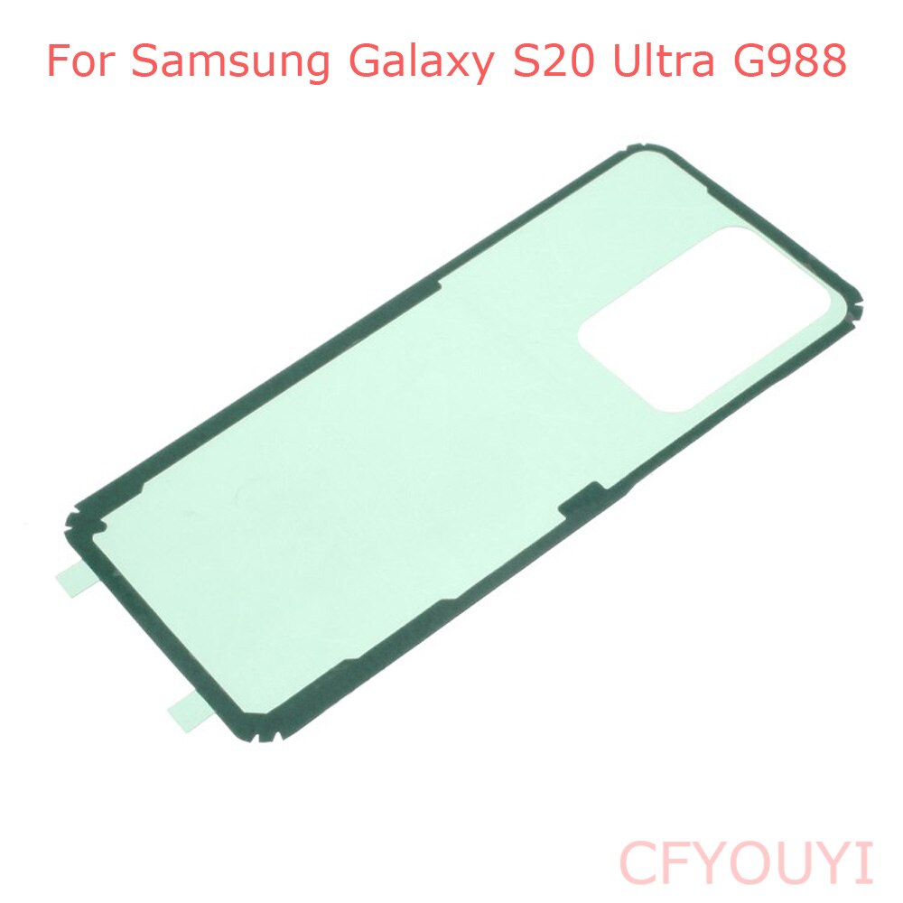 Voor Samsung Galaxy S20 G980 S20 Ultra G988 S20 + G985 Batterij Back Deur Sticker Lijm