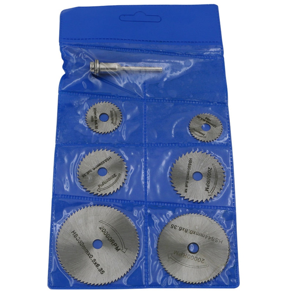6 pièces outil Dremel Mini disque de coupe pour Rotors accessoires diamant roue rotative scie circulaire diamant abrasif outil AD