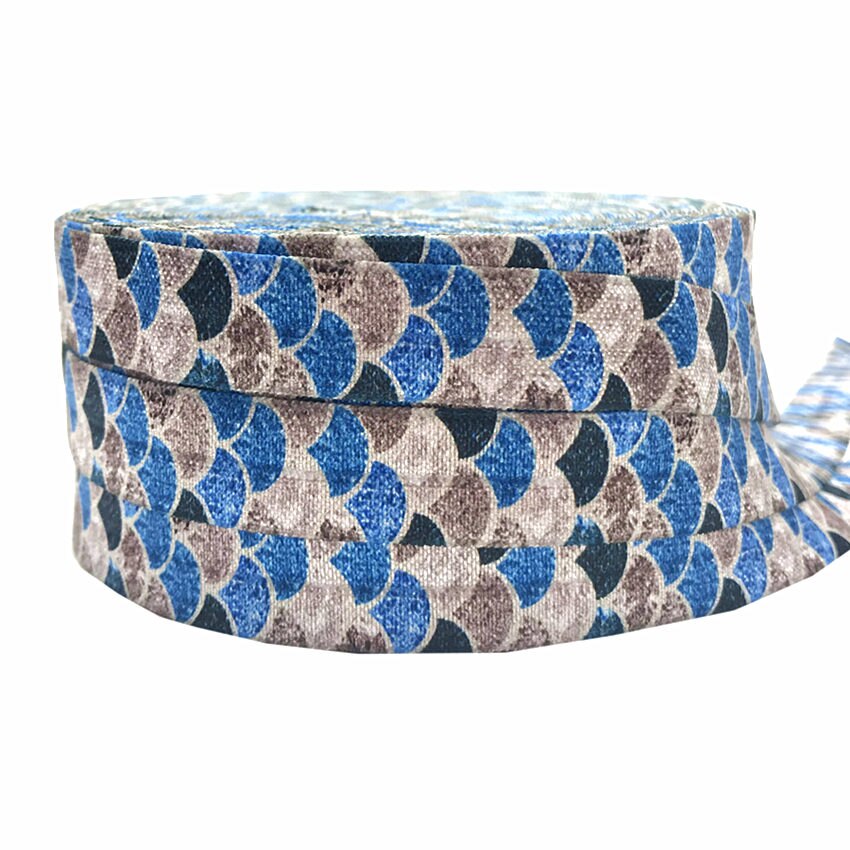 16mm Chevron Dot Arrow Car Paw Print Animal Fold over Elastic Band Sewing Tape Handmade Crafts Accessories DIY Baby Headband: P1005