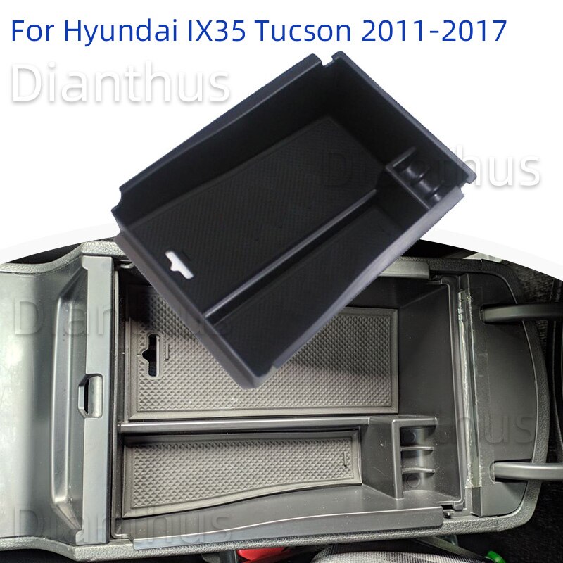 Caja de almacenamiento para Reposabrazos de coche, organizador central para Hyundai Tucson TL , accesorios