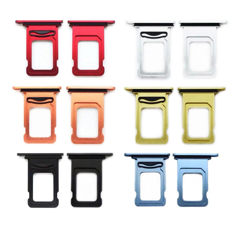 Dual SIM Card Slot Replacement Tray For Apple iPhone XR XSMAX Tray Holder With Waterproof Seal & Free Sim card Pin