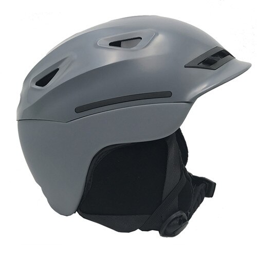 EPS + ABS-funda de cascos de esquí para hombre y mujer, gorro para casco de moto, esquí, nieve, deportes, patinaje: Gris oscuro