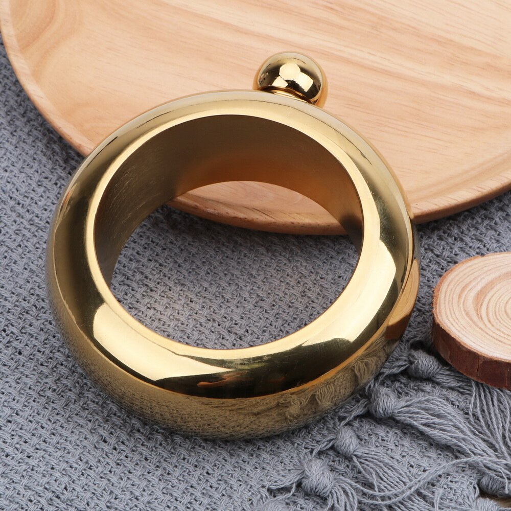 3.5 oz armbanden heupfles drinkgerei accessoires voor whisky wodka alcohol armband wijnfles ronde chique heupfles
