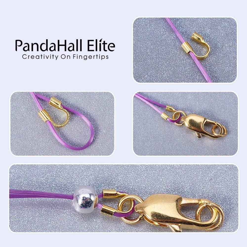 4mm 5mm 6mm messing draadbeschermers, draadbeschermers, lussen, u-vormige accessoires, sluitingen, connectoren, doe-het-zelf sieradenbenodigdheden