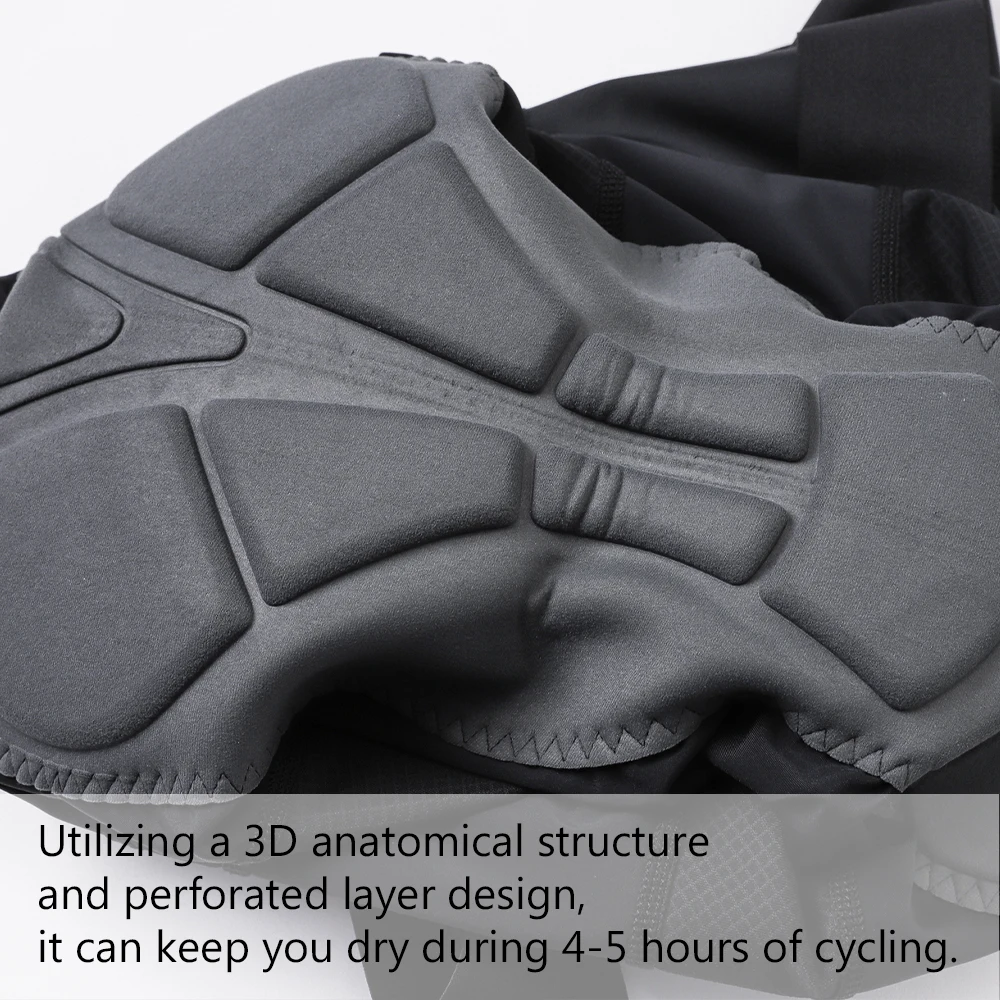 Ykywbike 3/4 Cycling Bib Shorts Men 6 Hours Ride Padded Shorts Pro Road Bicycle Tights Pants Mtb Bib Bike Short