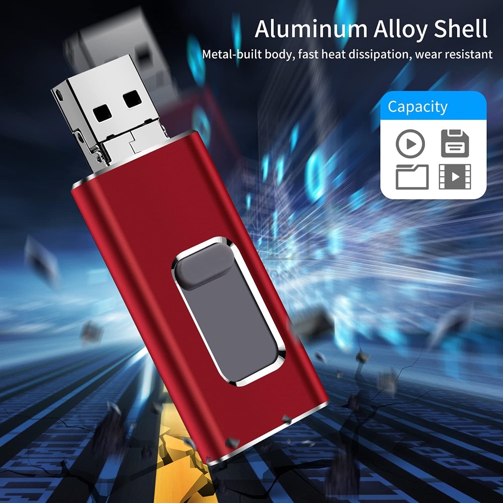 USB Flash Drive 2T 1T High Speed 512G 256G Sticks External Storage Pen Drive For Phone iPhone Android PC Copy Photo Videos Files
