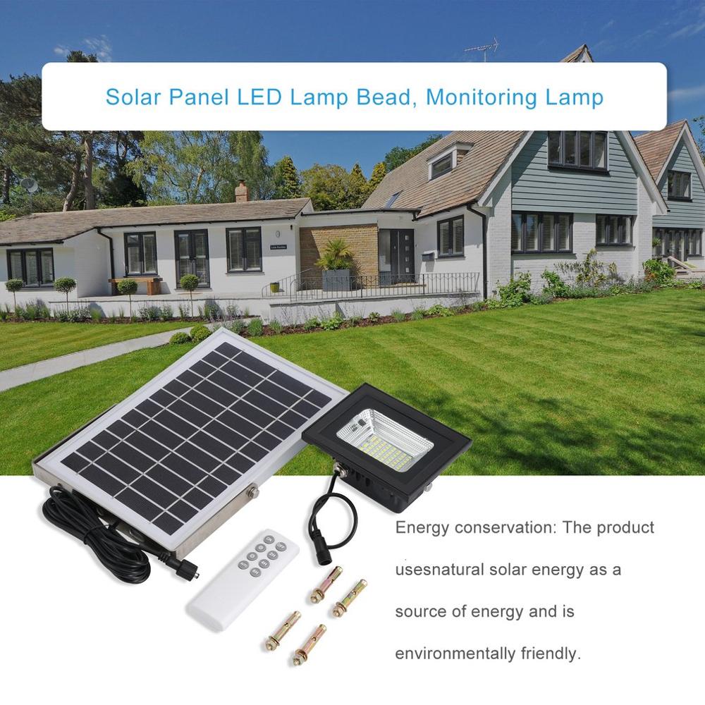 Solar Panel Garden LED Light Outdoor Waterproof Solar Panel LED Light Intelligent Stainless Steel Bracket LED Light