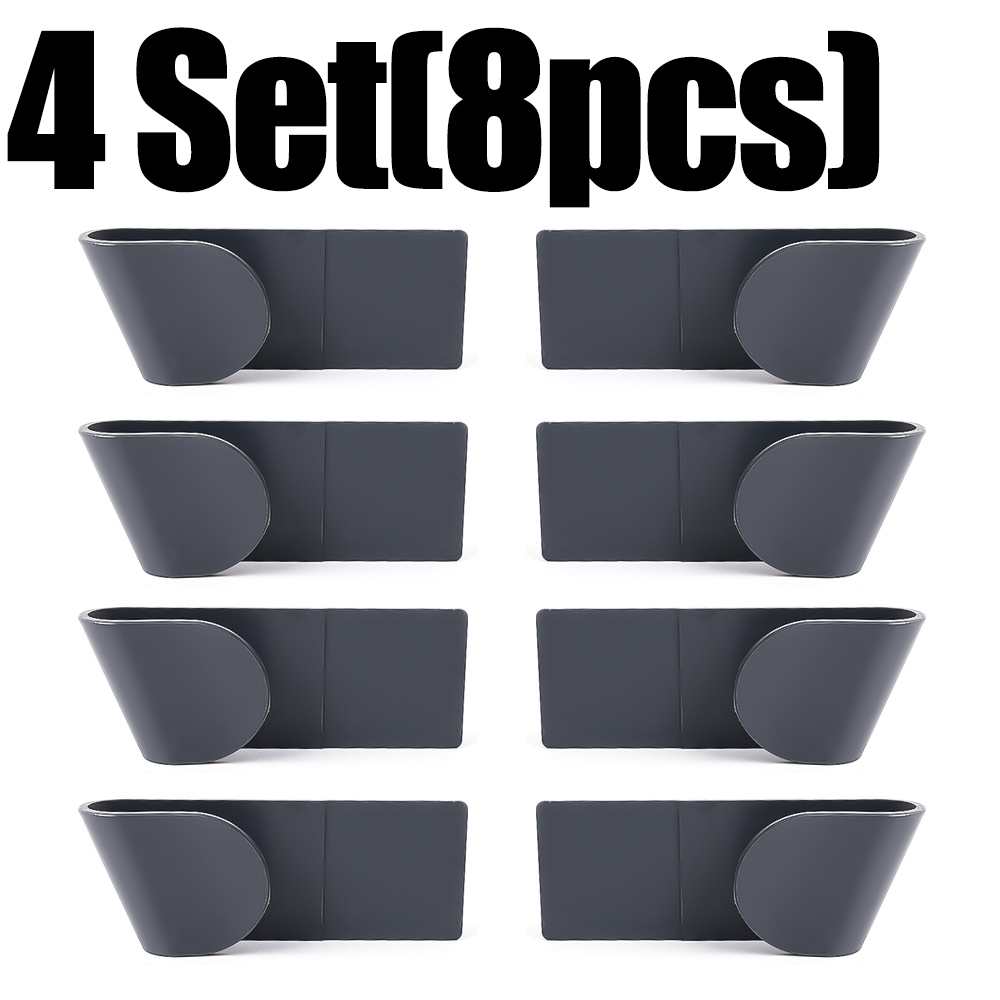 12-2x Pot Lid Organizer for Cabinet Door Adjustable in-Cupboard Pot and Pan Lid Holders for Home Wall Mount Pot Cover Organizer