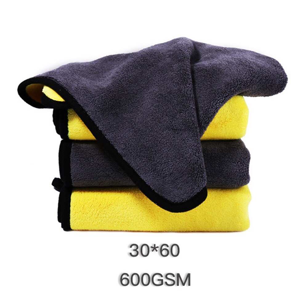 Soft Quick-drying Pet Dog And Cat Towels Water-absorbent Bath Towel Cleaning Towel Special Pet Products: yellow / 60x30cm