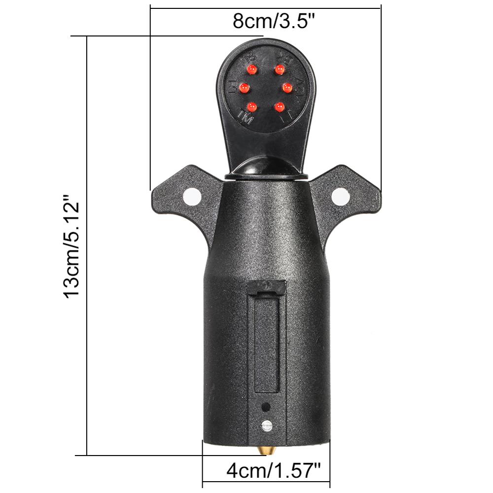 Tirol T26475P3 7Pin Trailer Tester Connector Trailer Wiring Tester Car Accessory Circuit Tester Trailer Light Wire