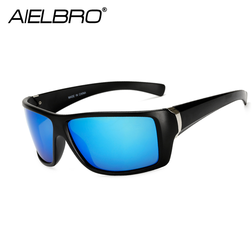 AIELBRO hommes polarisé cyclisme lunettes de soleil dégradé mâle conduite verre UV400 polarisé lunettes Style lunettes lunette
