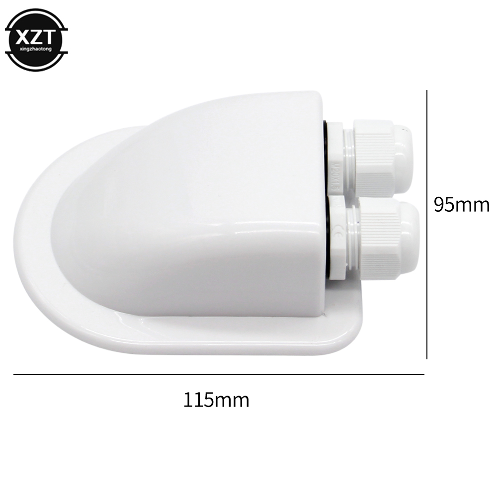 Waterproof Abs Junction Box Double Cable Entry Gland For RV Camper Van Yacht Solar Panel Motorhomes Campervans Caravans Boats