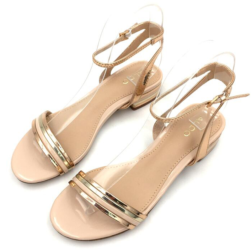 beroemde Romeinse gladiator sandalen vrouwen zomer retro slingback vierkante hak sandalias mujer gesp vrouwelijke sandale