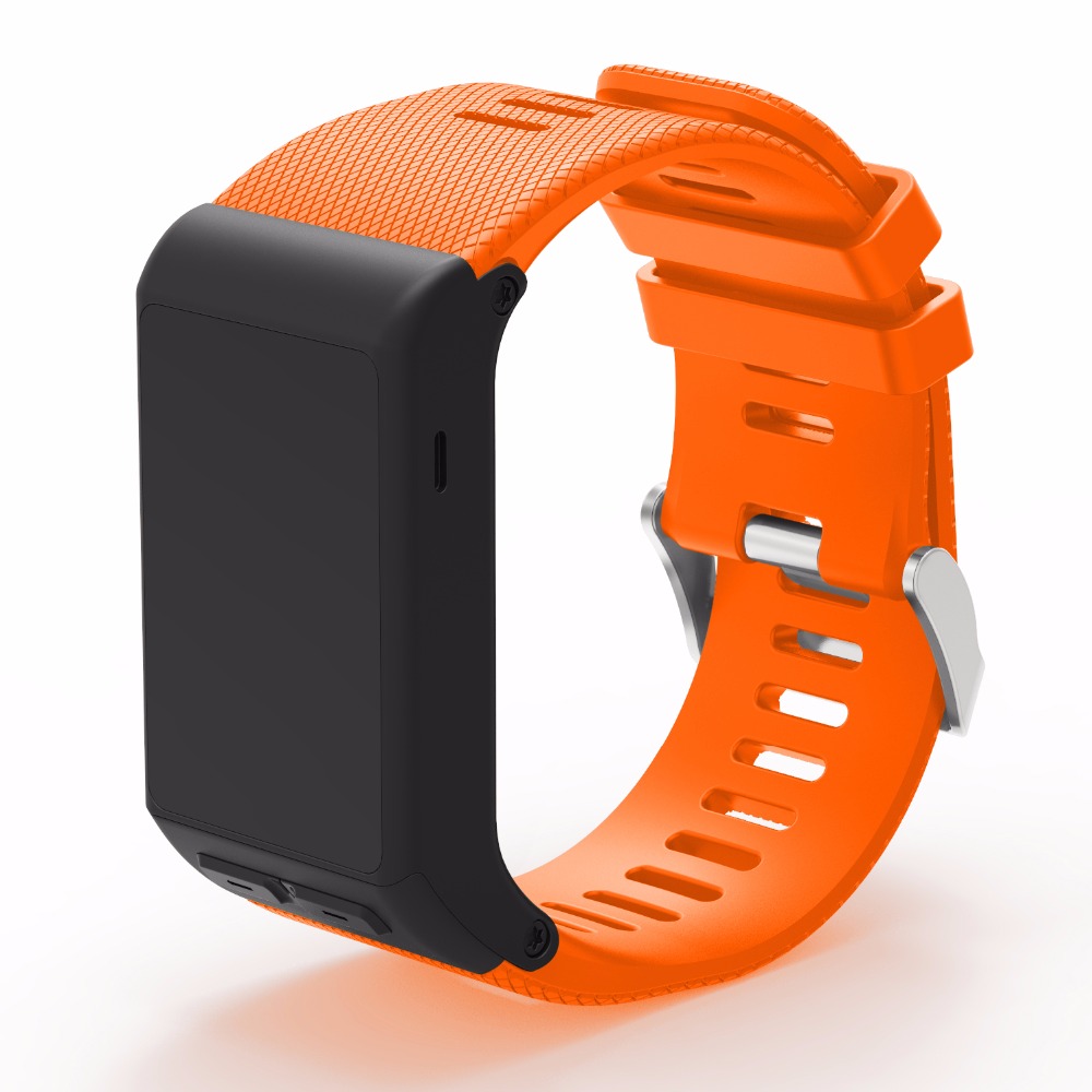 Sport silikonrem för garmin vivoactive hr handledsrem armband band band för garmin vivoactive hr utbytesband armring