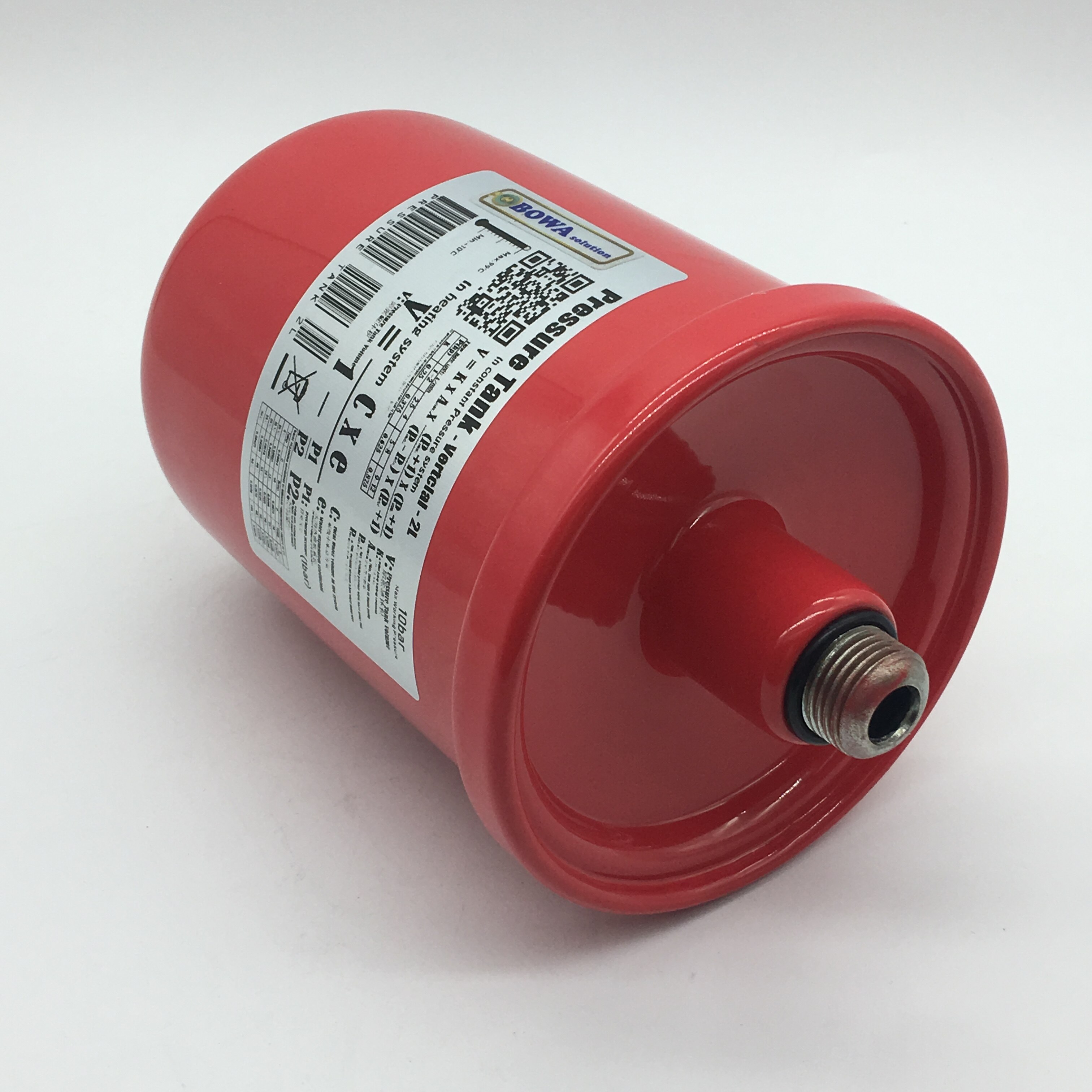 2L carbon steel horizontal or vertical pressure tank is suitable for small volume water chiller or wate temperature machines