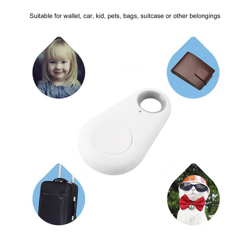 Mini Bluetooth 4.0 Gps Traker Waterdrop Locator Draagbare Anti-Lost Key Finder Pet Tracker Twee Way Alarm Anti-diefstal Apparaat