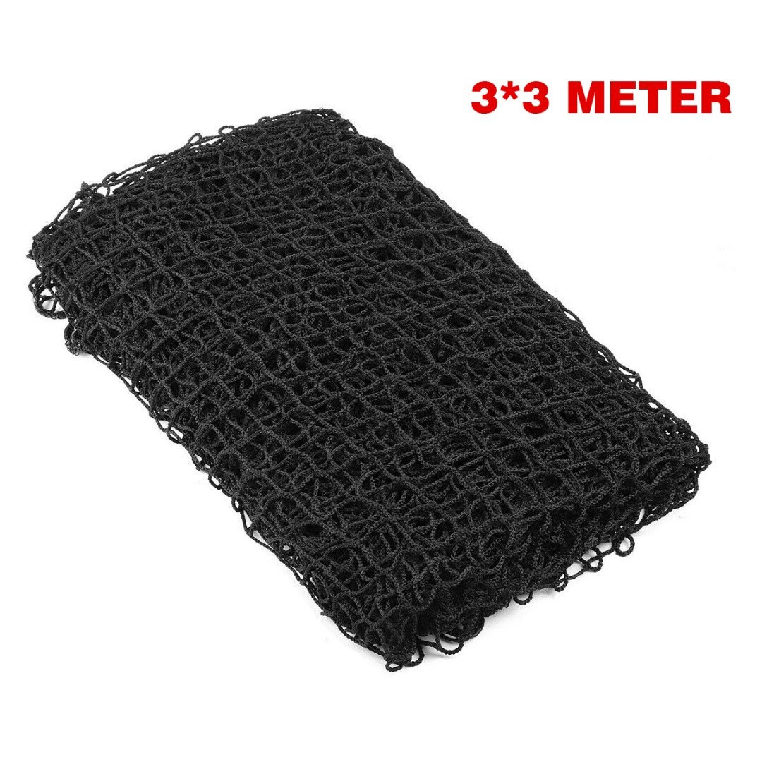 3MX3M Black Golf Practice Net Sports Barrier Impact Training Nets Exercise Training Aid Driving Impact Screen Netting