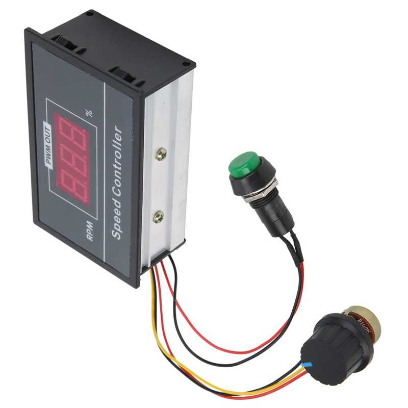 Programmable Logic Controller Speed Controller Voor Ac Motor Pwm Dc Motor Speed Regulator 6V 12V 24V 48V Traploze Snelheidsregeling