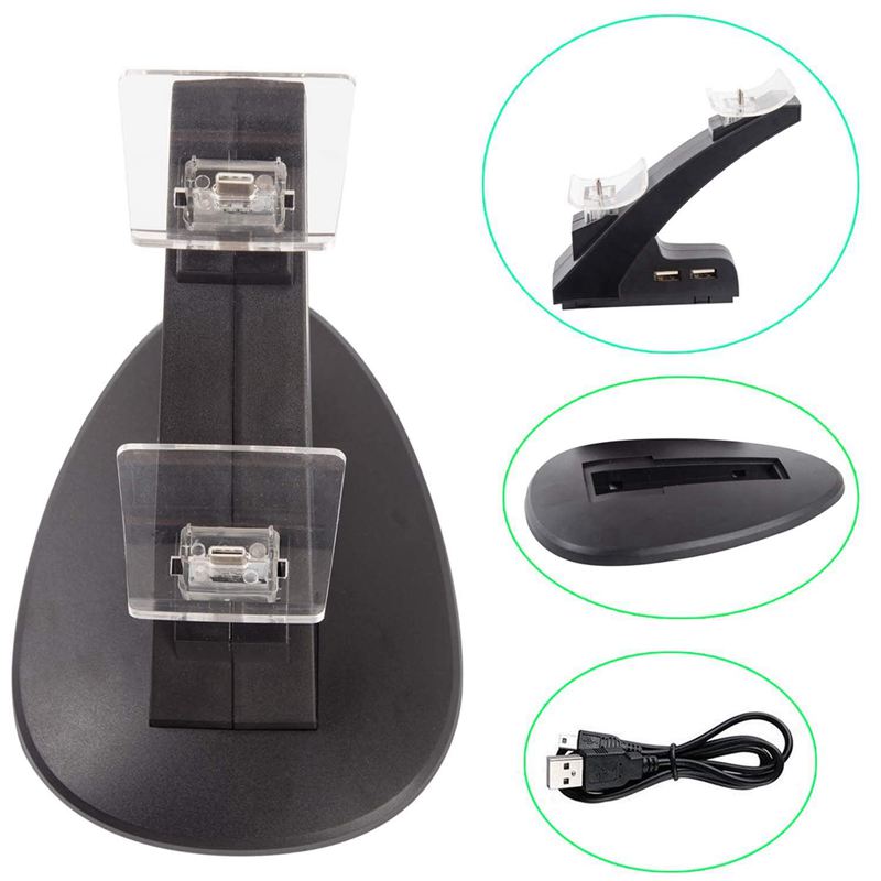 Voor nintendo switch pro controller oplader - dual controller oplader oplaadstation voor nintendo switch pro controller