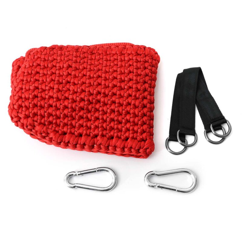 Handgemaakte Weven Swing Stoel Kinderen Swing Kids Hangmat Schommel Tuin Opknoping Stoel Voor Buitenshuis Binnenshuis Familie Kamer Games Speelgoed