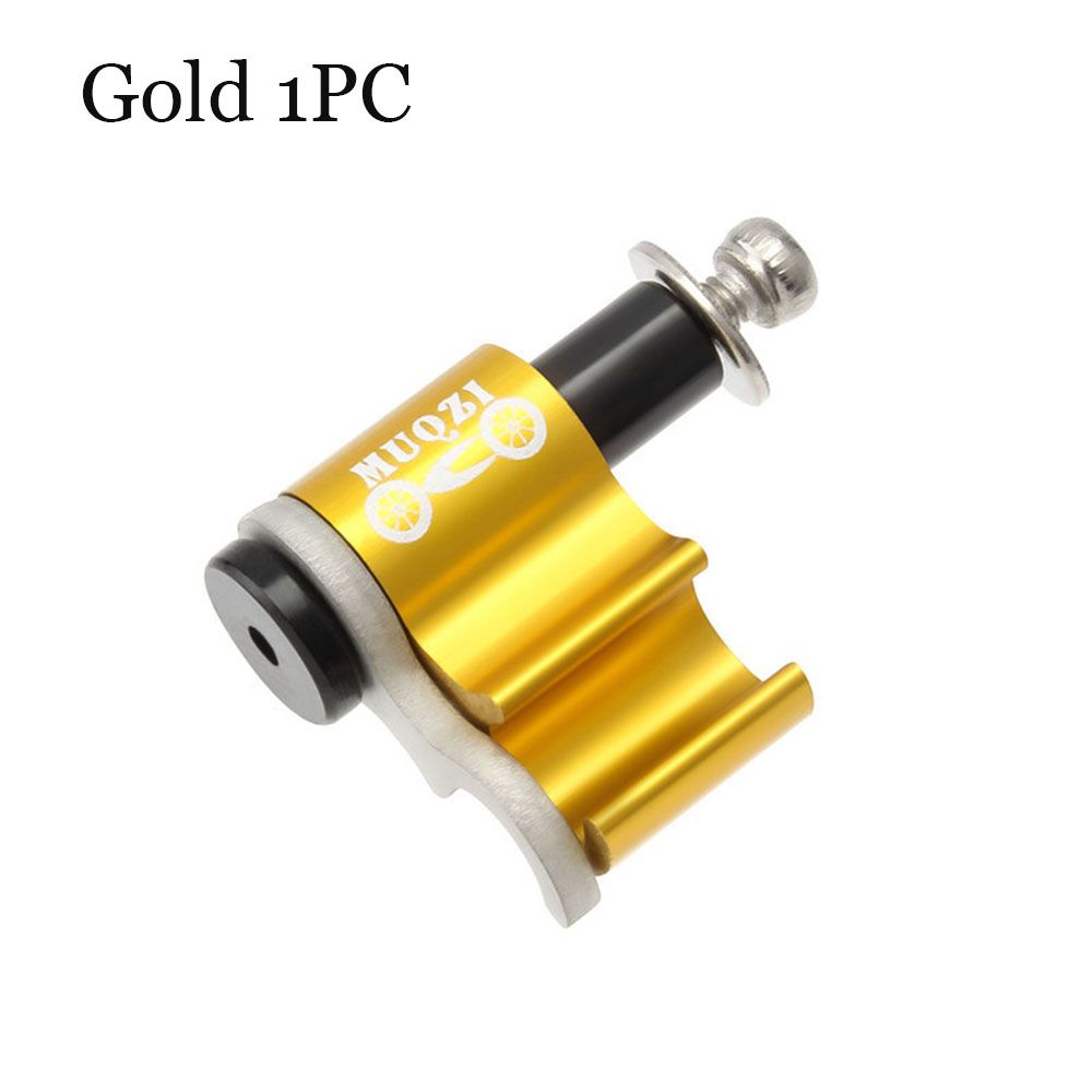 MUQZI Bike Cable Grip Adapter Guide Bicycle Oil Tube Fixed Conversion Seat Wire Trap Brake Line Pipe Tubing Alignment Organizer: Gold-1pc