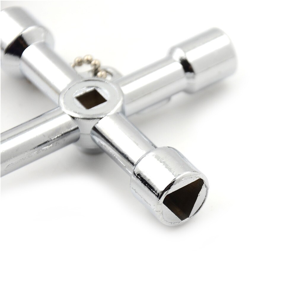 1PC Universal 5 In 1 Cross Square Triangle Train Electrical Cabinet Elevator Key For Gas Electric Meter Cabinets Bleed Radiators