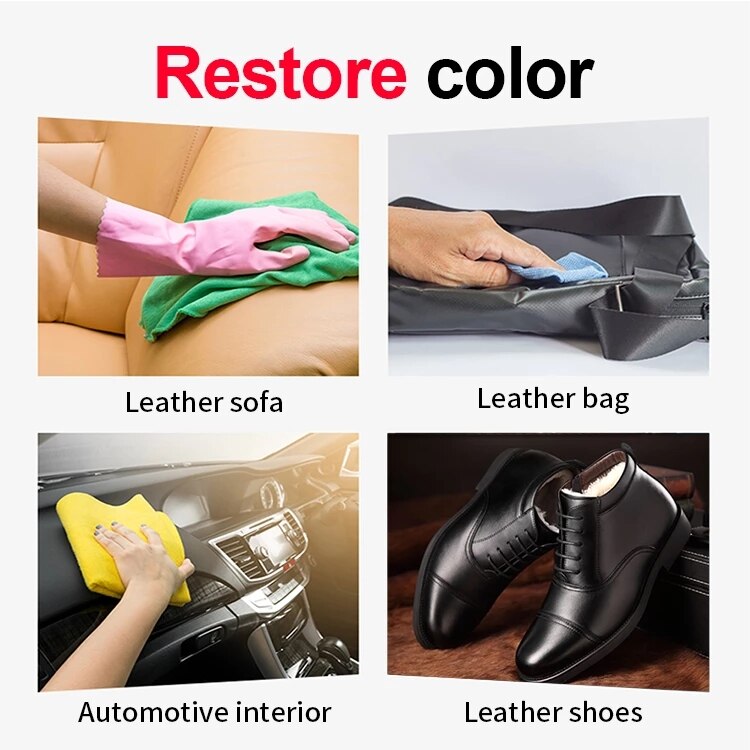 Autostoel Leer Restoreration Plastic Herstellen Vernieuwen Spuiten Auto Interieur Restorer Lederen Conditioner Auto Accessoires