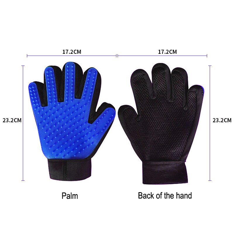 Pet Handschuh Katze Pflege Handschuh Katze Haar Deshedding Pinsel Handschuhe Hund Kamm Katzen Bad Sauber Massage Haar Entferner Bürste für pet Tier