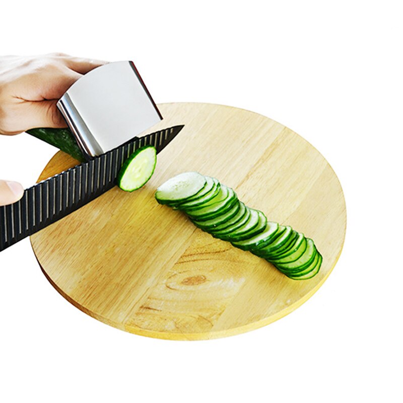 Finger bewachen Schutz Messer Helfer Nicht Zu Verletzen Kochen Hand Werkzeuge Cutter Edelstahl Finger Schützen Finger Küche Werkzeug