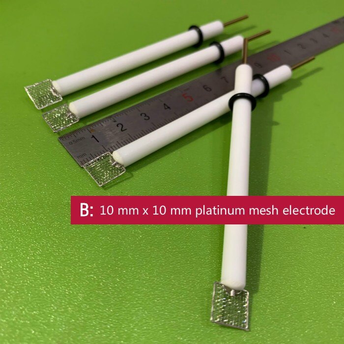 Type h forseglet celle. h-type udskiftelig ionbyttermembran forseglet elektrolytisk celle. elektrokemisk matchende elektrode.