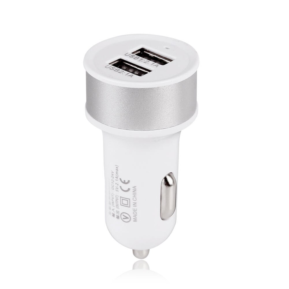 Adaptador de cargador de coche con 2 puertos USB Dual 3.1A para Samsung Galaxy S6 iPhone 5 6 6S