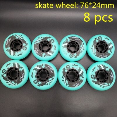 roller skate wheel 85A fsk wheel inline roller: 76 mm