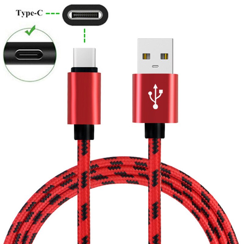 Quick Charge Type C USB Charger Cable for Samsung Galaxy A30 A50 A71 A7 A5 A3 S11 S10 S9 for Huawei P20 Lite Mate 20 Pro 10
