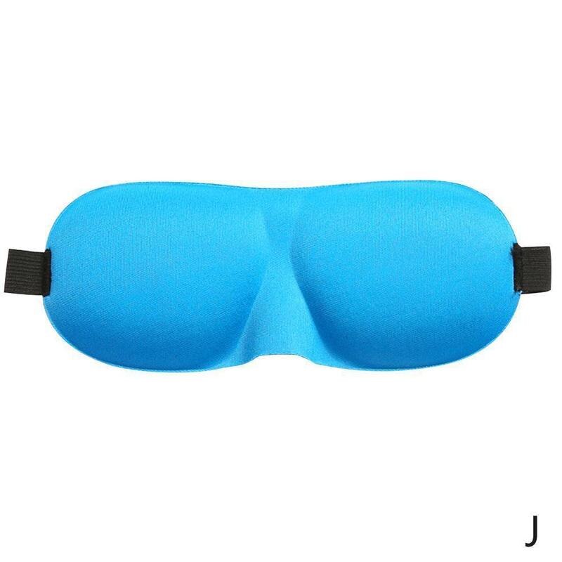 3D Sleep Mask Natural Sleeping Eye Mask Eyeshade Cover Shade Eye Patch Soft Padded Shade Cover Rest Sleeping Relax Blindfold: J