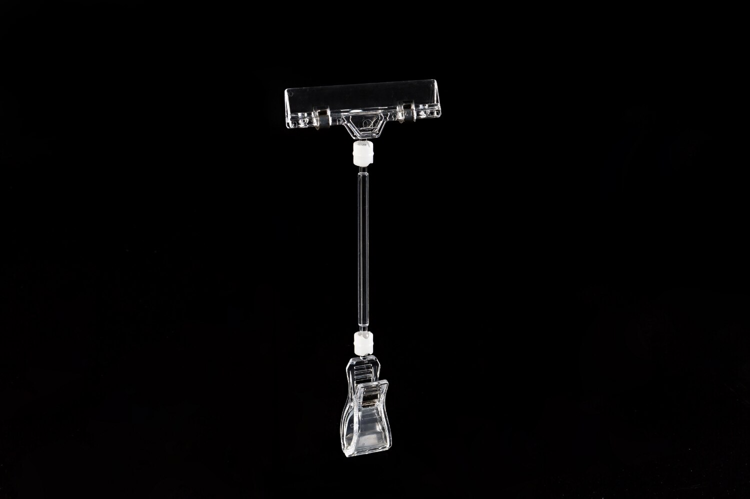 Pop Rotatie Clear Prijskaartje Houder Met Draaibare Clip: B3