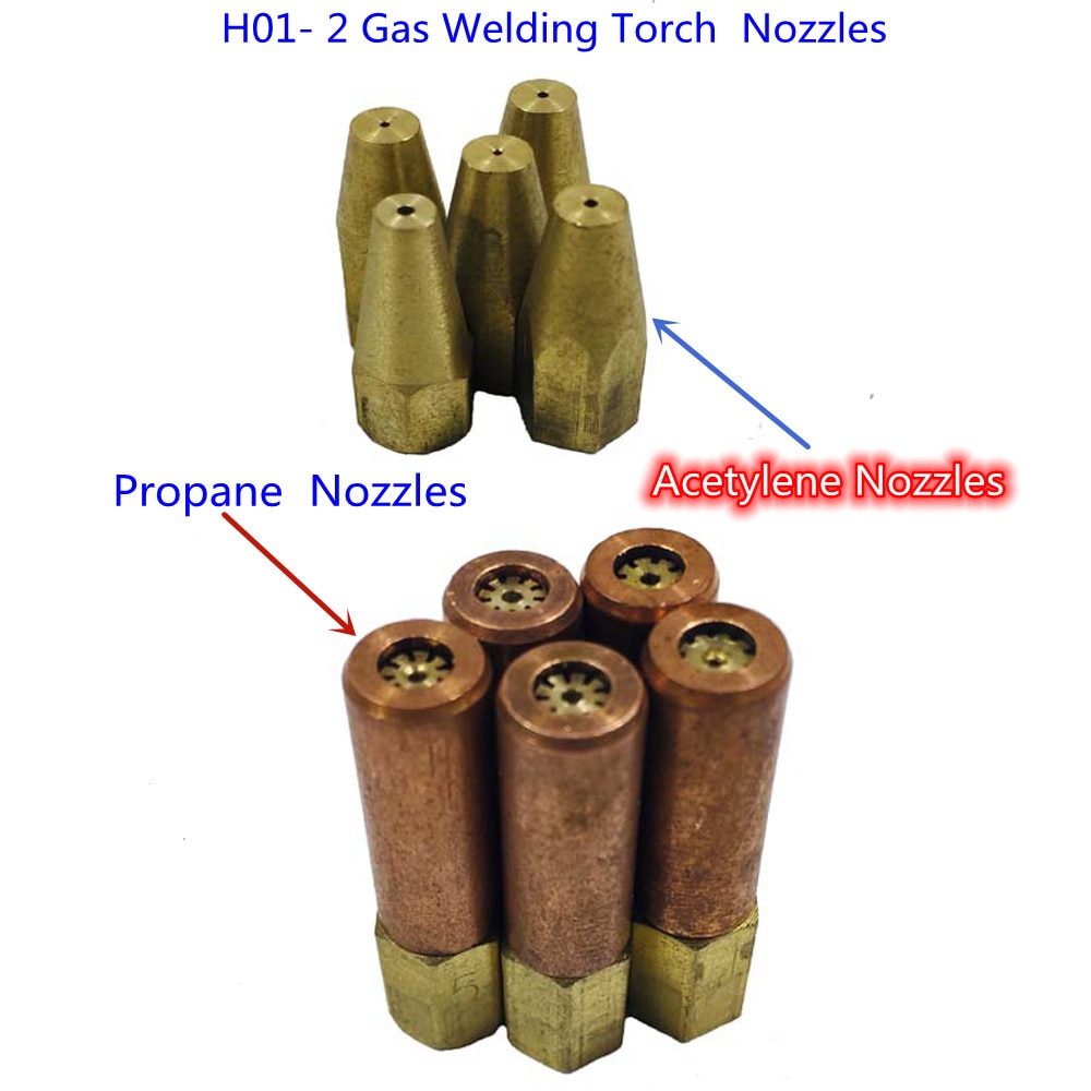 Chalumeau à souder, buse de brasage à gaz, oxygène, Propane, gaz liquéfié pour l'acier, cuivre, aluminium